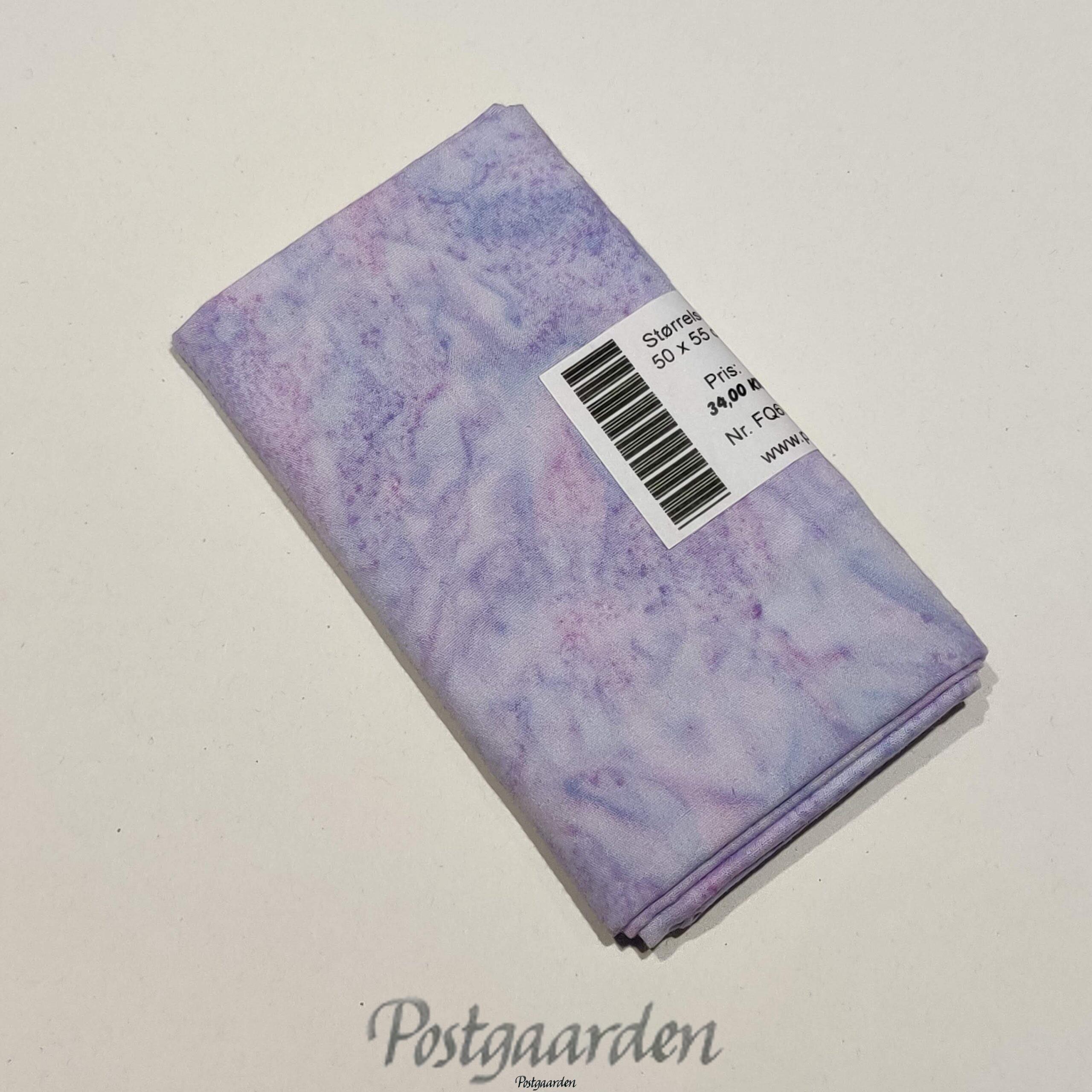 FQ6847 6847 Lilla meleret Bali/Batik patchworkstof