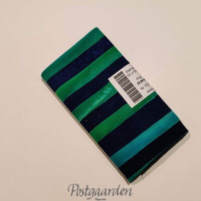 FQ7363 7363 - Tyrkis blå strip - Bali batik patchworkstof