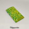 FQ7695 Vaargroen med mønster bali batik patchworkstof - postgaarden.com