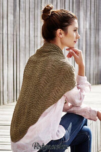 893416 Bølgetmønsteret sjal Esther by Permin