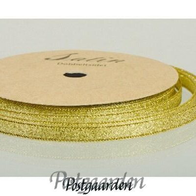 Metallicbånd 3 mm guld