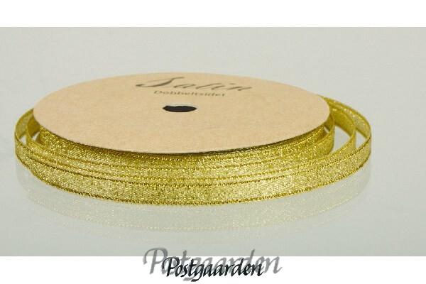 Metallicbånd 3 mm guld