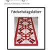 Fødselsdagsløber i patchwork mønster 1610