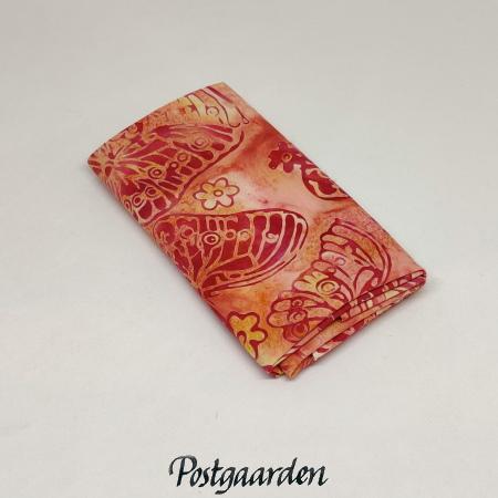 FQ6465 laks med sommerfugle bali batik patchworkstof postgården - postgaarden.com