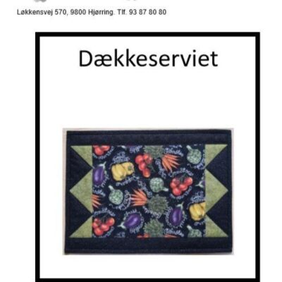 1604 - Dækkeserviet