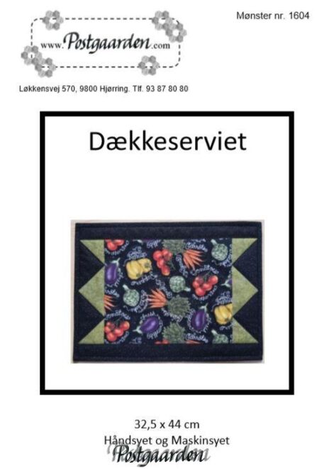 1604 - Dækkeserviet
