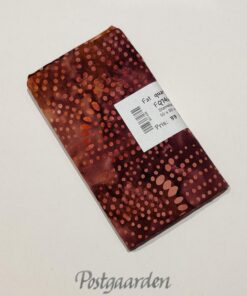 FQ7468 7468 Brændt med prikker bali batik patchwork stof
