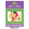 FF2618 Georgie elephant patchwork mønster - postgaarden.com