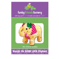 FF2618 Georgie elephant patchwork mønster - postgaarden.com