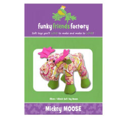 FF2625 Mickey Moose patchwork mønster - postgaarden.com