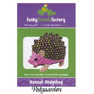 FF4088 Hannah Hedgehog patchwork mønster - postgaarden.com