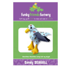 FF4507 sandy seagull patchwork mønster - postgaarden.com