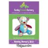 FF4644 Melody Memory Bear patchwork mønster - postgaarden.com