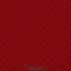 7487 Rød geometrisk mønster - patchworkstof