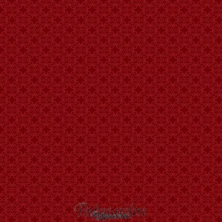 7487 Rød geometrisk mønster - patchworkstof