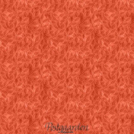 7509 Brændt med blade på meleret bund