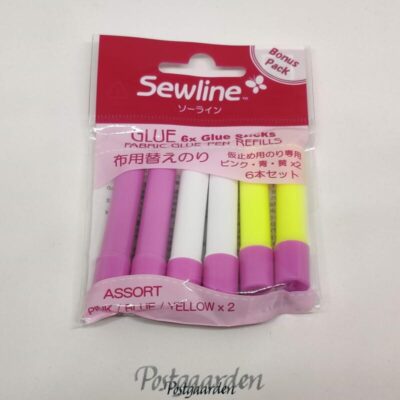 6 stk. lim refill til limpen - mix