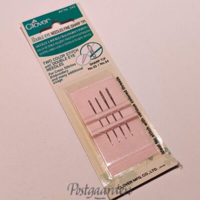 243 CLOVER dobbelt synåle