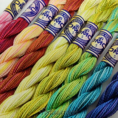 DMC Perlegarn nr. 5 flerfarvet