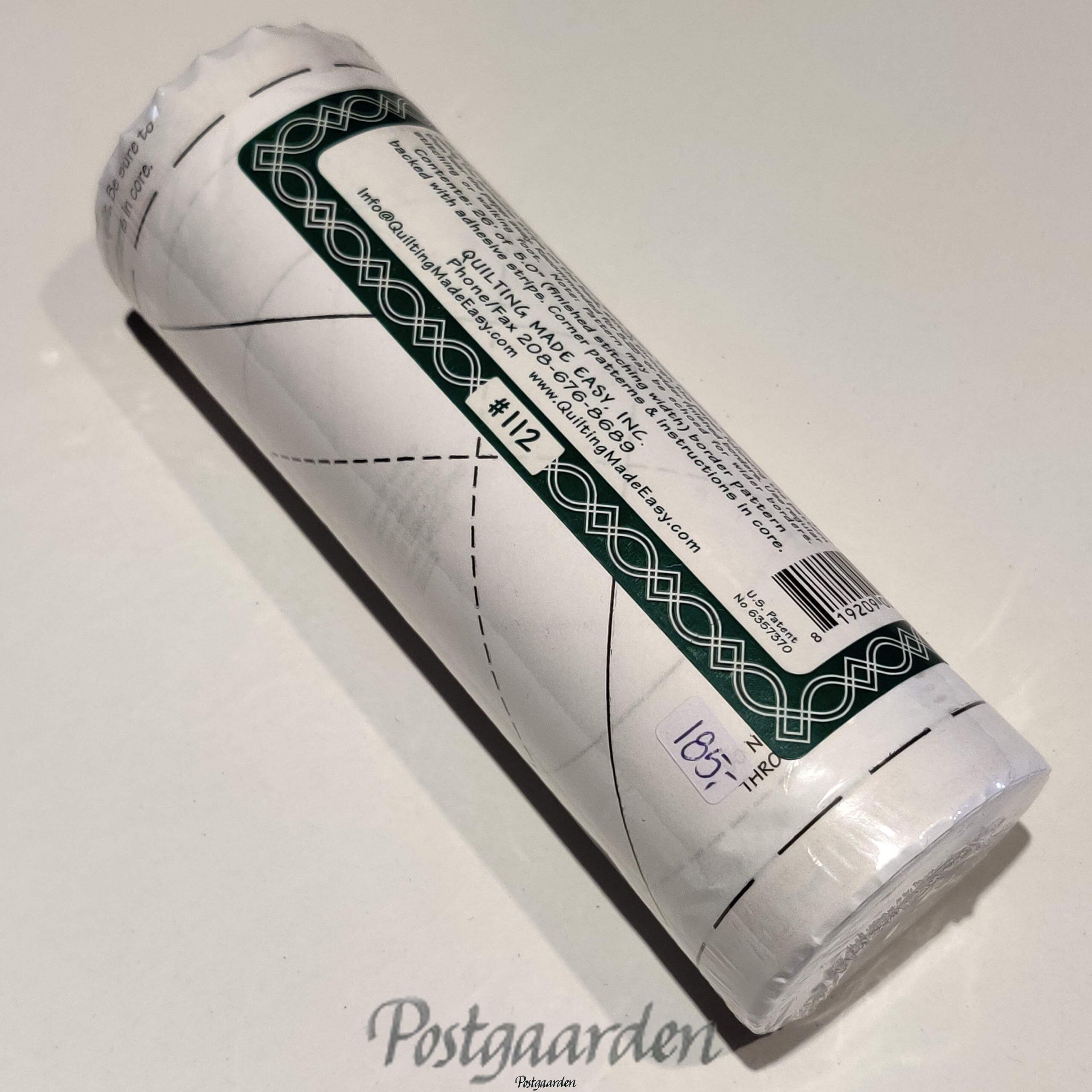 QME112 Quiltebort nr. 112 til maskin quiltning