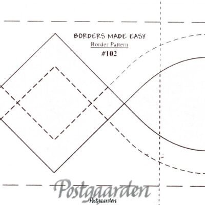 QME102 quiltbort nr. 102 tegning