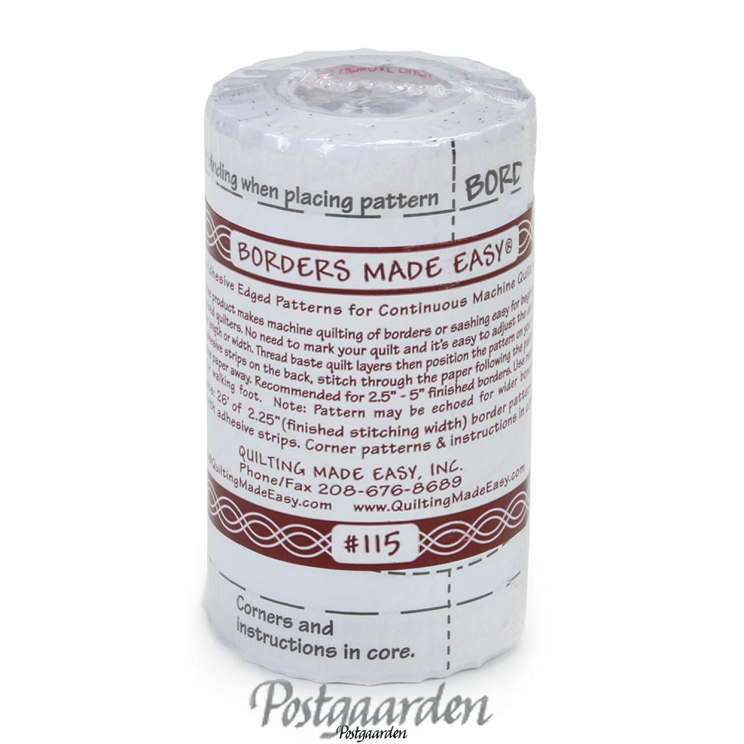 Quiltebort nr. 115 til maskin quiltning