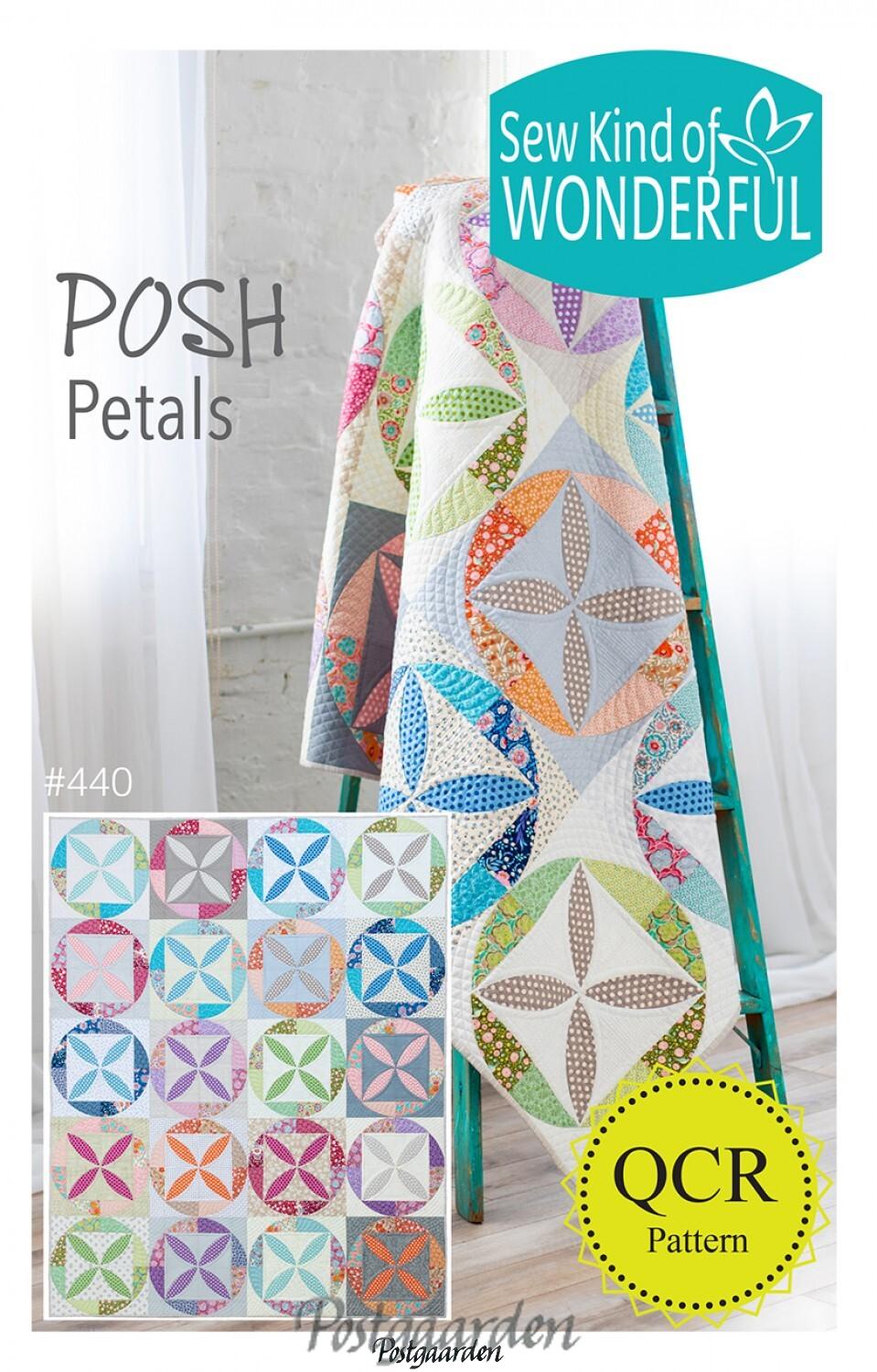 Posh petals patchwork mønster