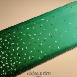 FQ7513 Tyrkis med farveskift og snippets patchworkstof fat quarter