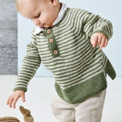 899021 bedstefar trøje til de små Luna by Permin