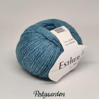 Esther by permin 883408 Tyrkis strikkegarn garn - postgaarden.com