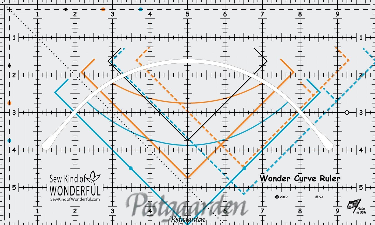 Wonder curve Ruler. Sew kind of wonderfull - lineal