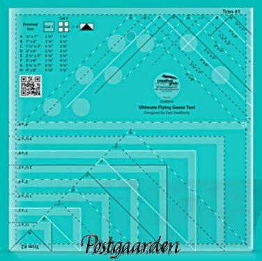 Ultimate Flying Geese Ruler - patchwork lineal