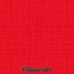 7527 Rød patchworkstof med stofstruktur print