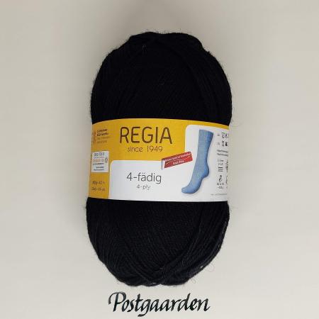regia sort strømpegarn - postgaarden.com