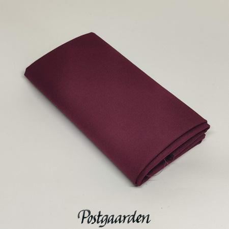 FQ7546 bordeaux ensfarvet bomuld kona patchworkstof - postgaarden.com