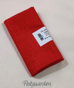 FQ7527 Rød patchworkstof med stofstruktur print