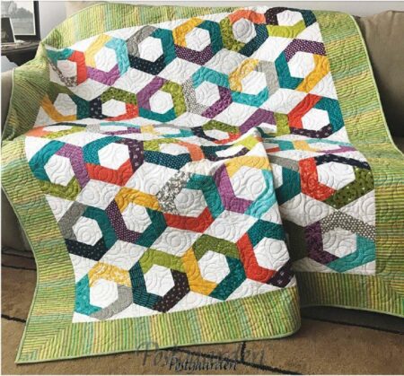 CLPJAW071 Hexies go Round mønster