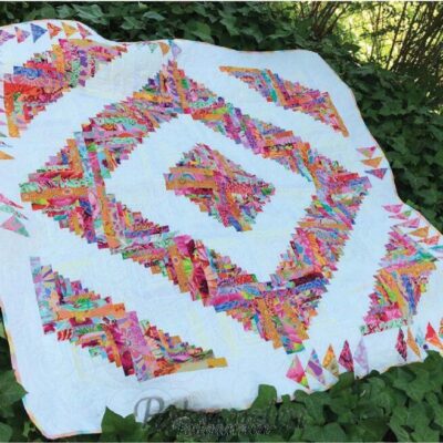 CLPJAW073 Log Cabin Bouquet mønster