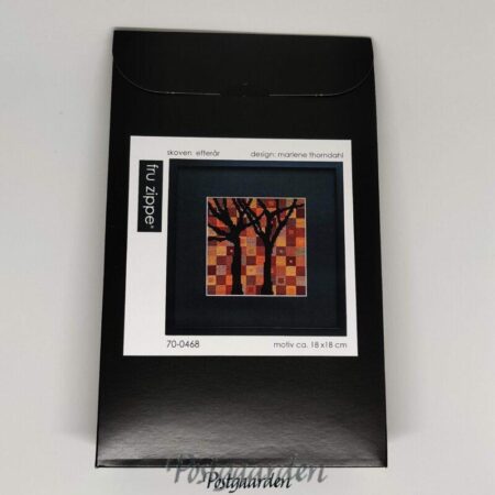 70-0468 skoven efterår broderi kit Fru Zippe