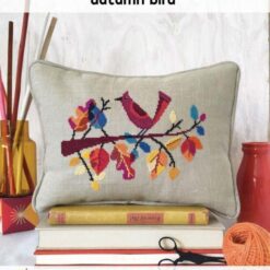 autumn bird korssting mønster broderi