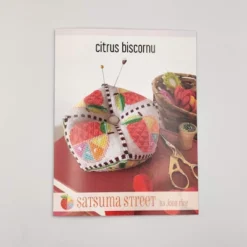 citrus biscornu korsstings broderi mønster