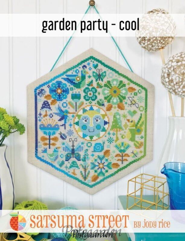 gardenparty cool korssting mønster broderi