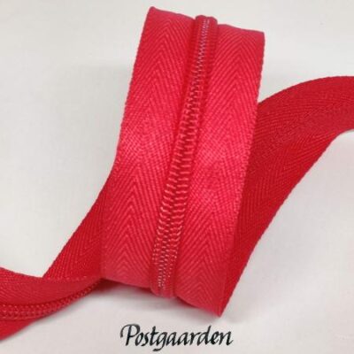 pink lynlås i metermål 6mm - postgaarden.com