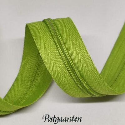 lime lynlås i metermål 6mm - postgaarden.com