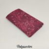 Bordeuax med blomster fat quarter patchworkstof - postgaarden.com