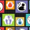 7565 Katte i panel patchworkstof