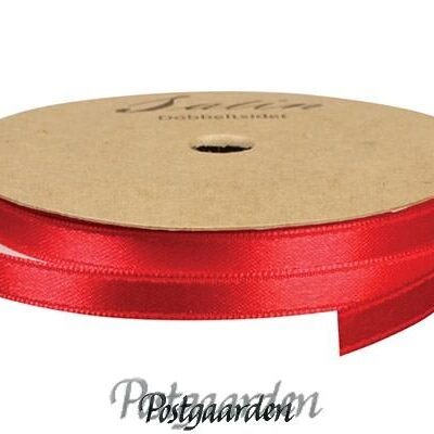 743201 Rød satinbånd 3 mm 10m