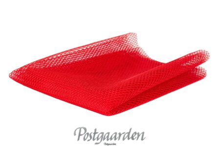 Rød Mesh - netstof