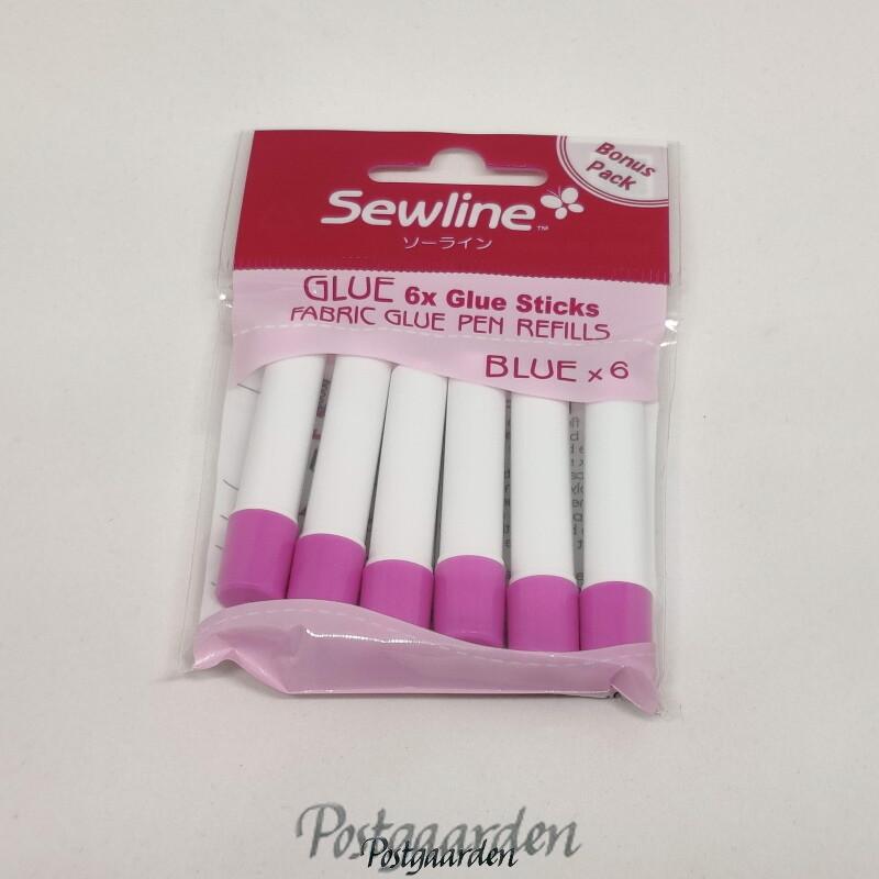 6 stk. lim refill til limpen - blå Sewline - postgaarden.com