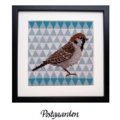 70-0480 Spurv fru zippe broderikit - postgaarden.com